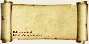 Sandra Bjelić vizit kartica